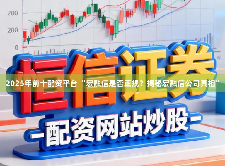 2025年前十配资平台 “宏融信是否正规？揭秘宏融信公司真相”
