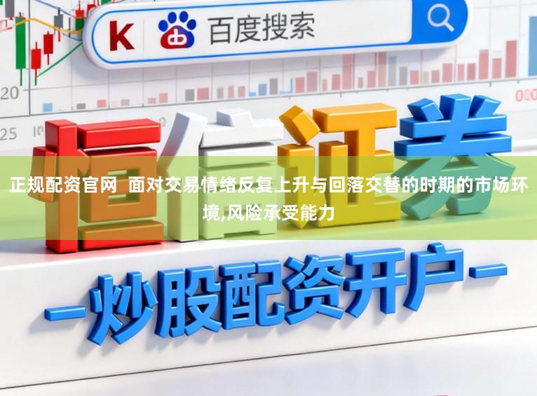 正规配资官网  面对交易情绪反复上升与回落交替的时期的市场环境,风险承受能力
