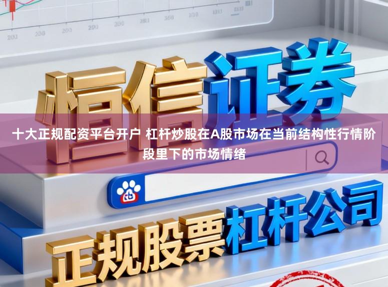 十大正规配资平台开户 杠杆炒股在A股市场在当前结构性行情阶段里下的市场情绪